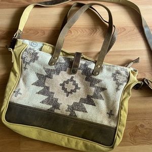 Western Print Crossbody Bag